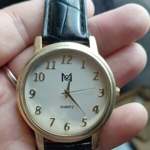 Vintage MC TimeTrend quartz Watch  With Leather Band